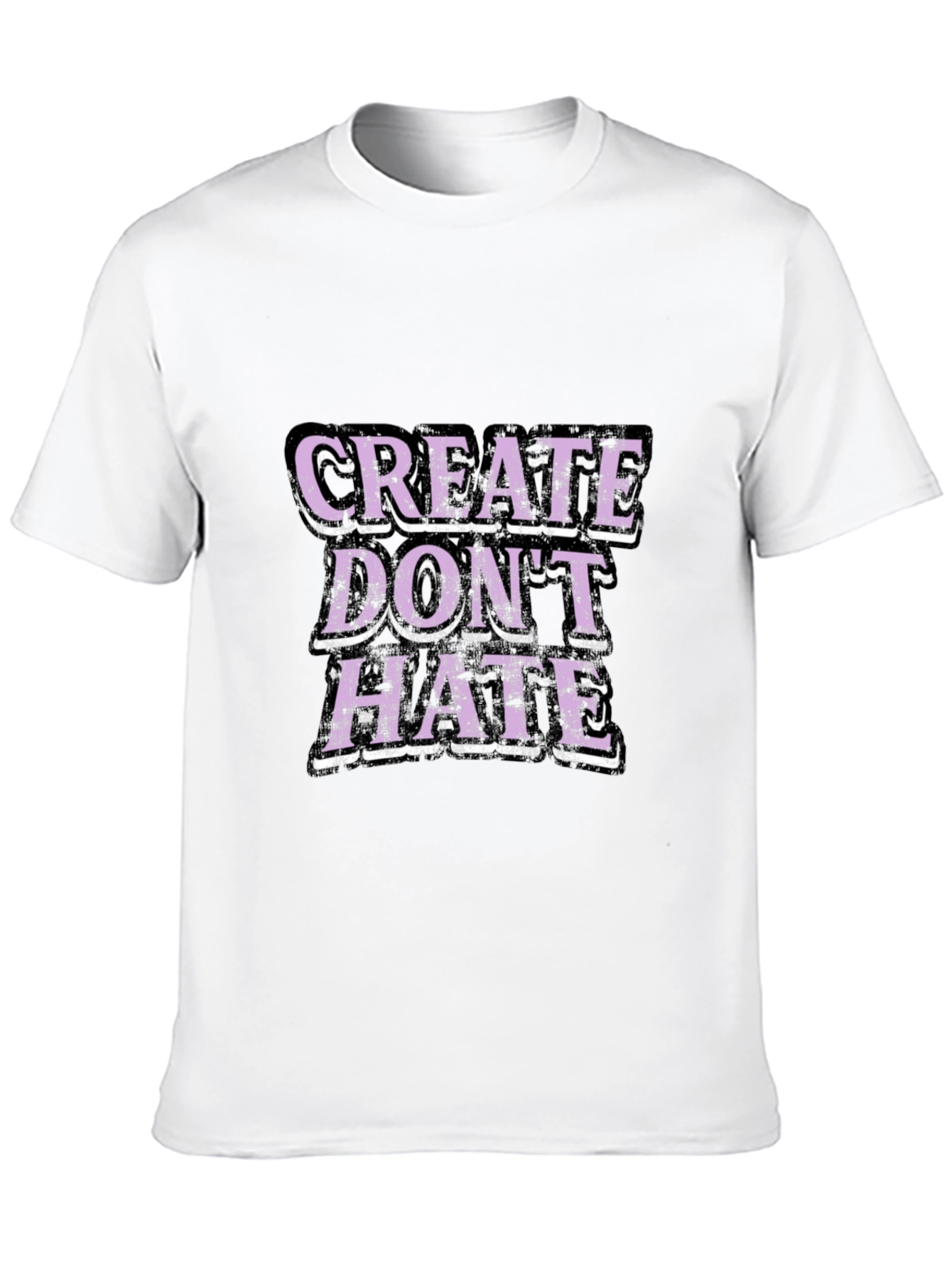 Create Dont Hate Graphic T-Shirt