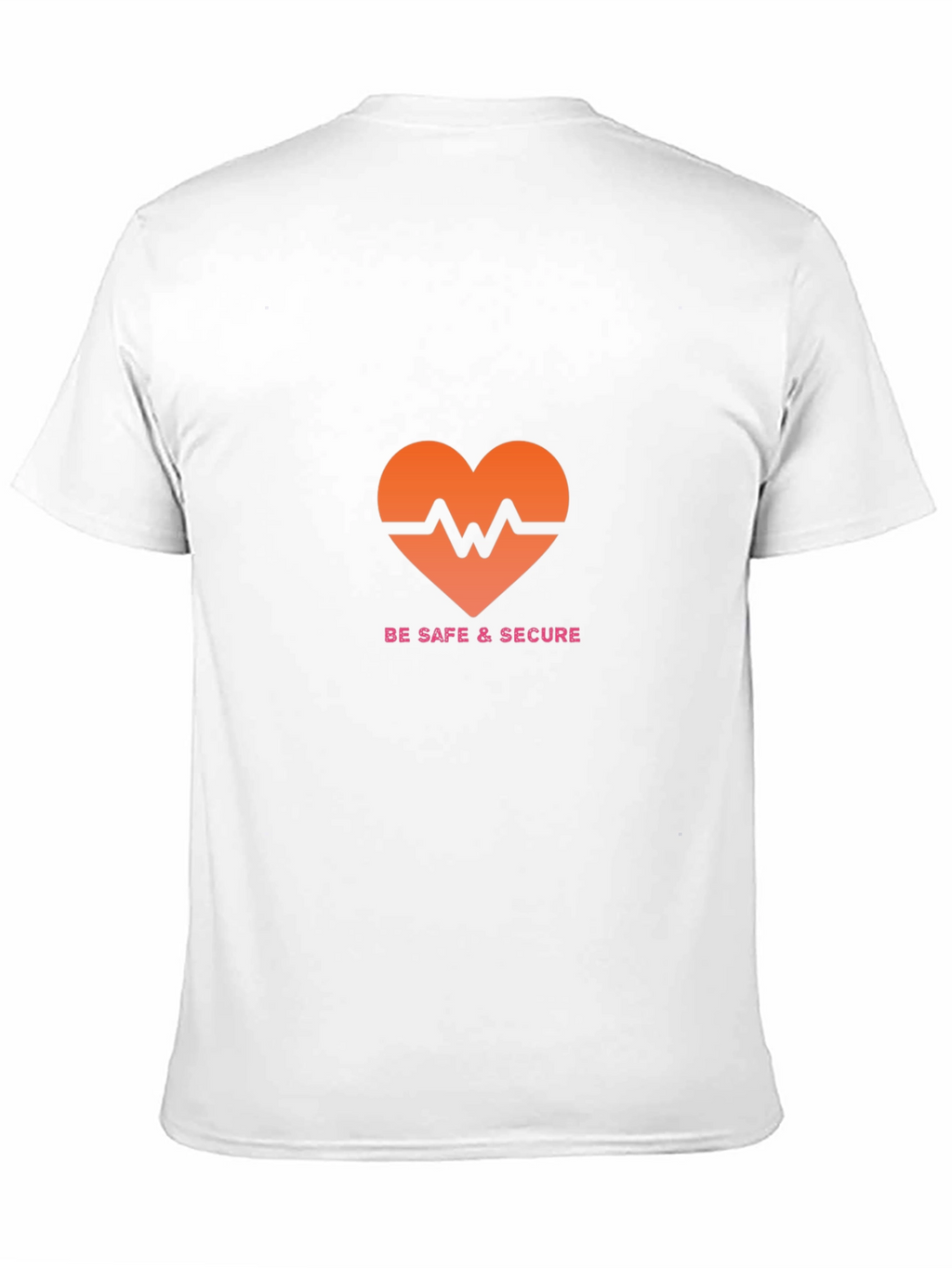 Be Safe & Secure Heartbeat Graphic Tee