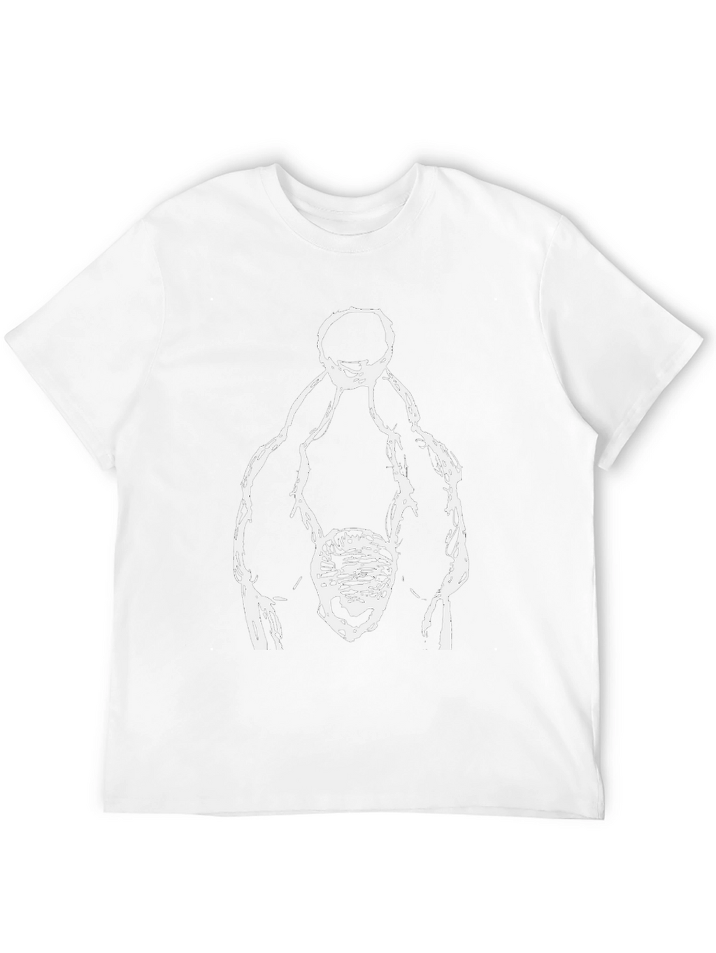 Abstract Graphic Print Tee
