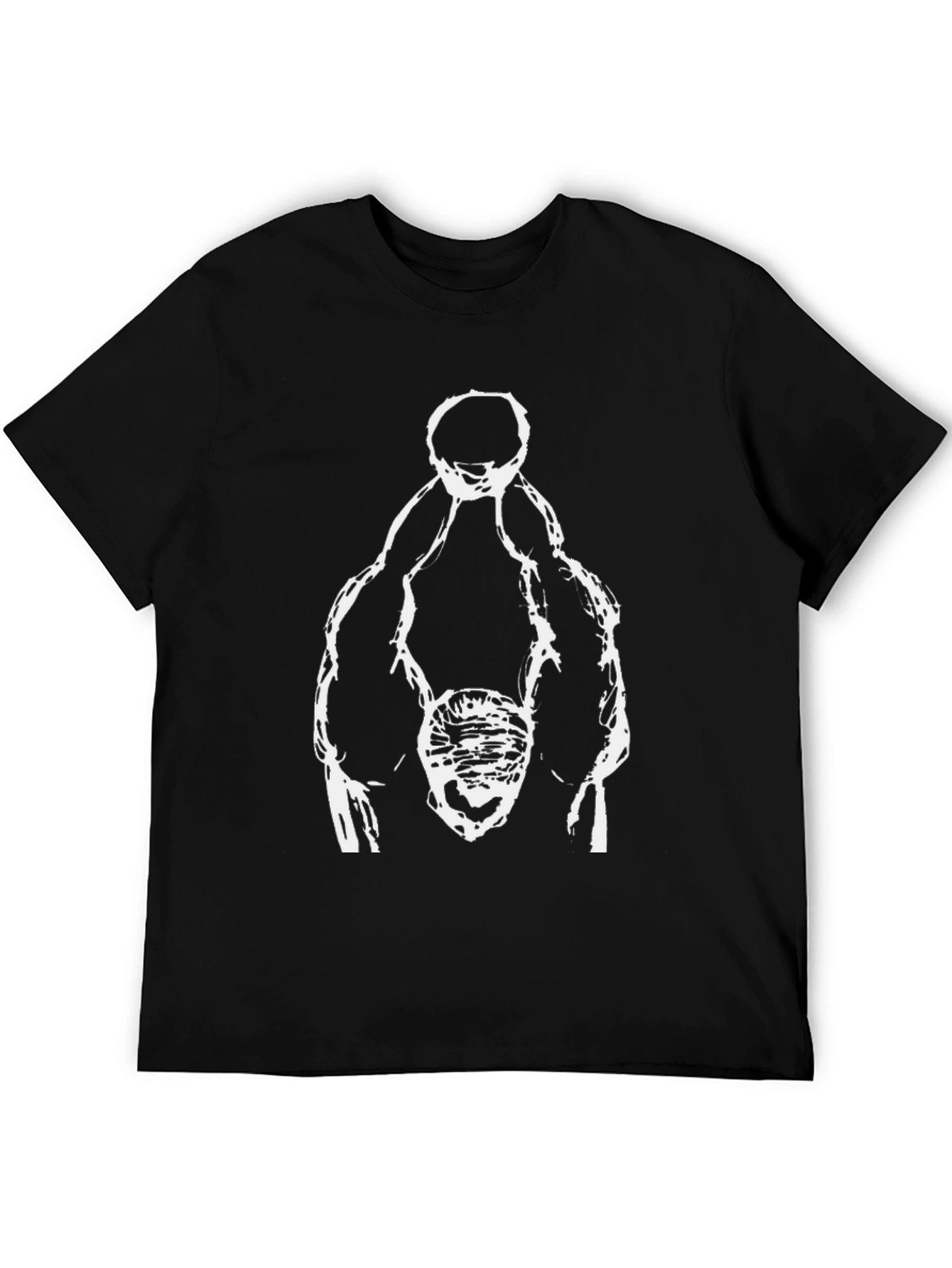 Abstract Graphic Print Tee