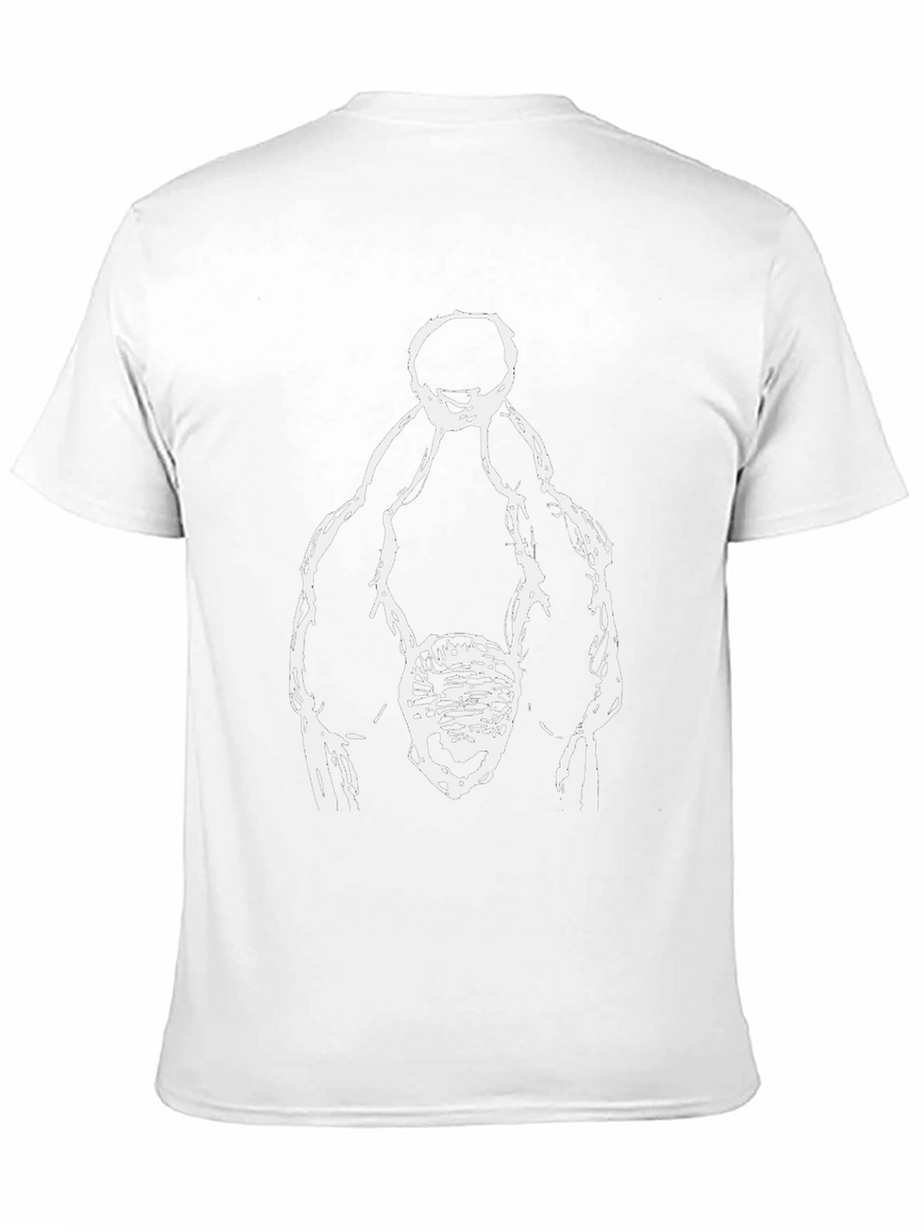 Abstract Graphic Print Tee
