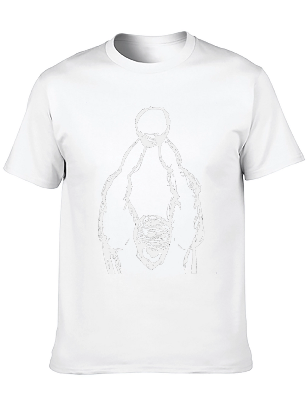 Abstract Graphic Print Tee