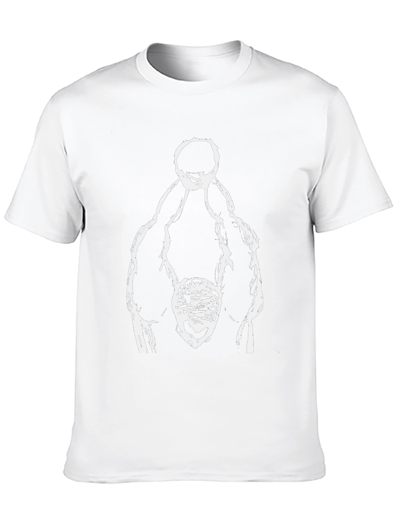 Abstract Graphic Print Tee
