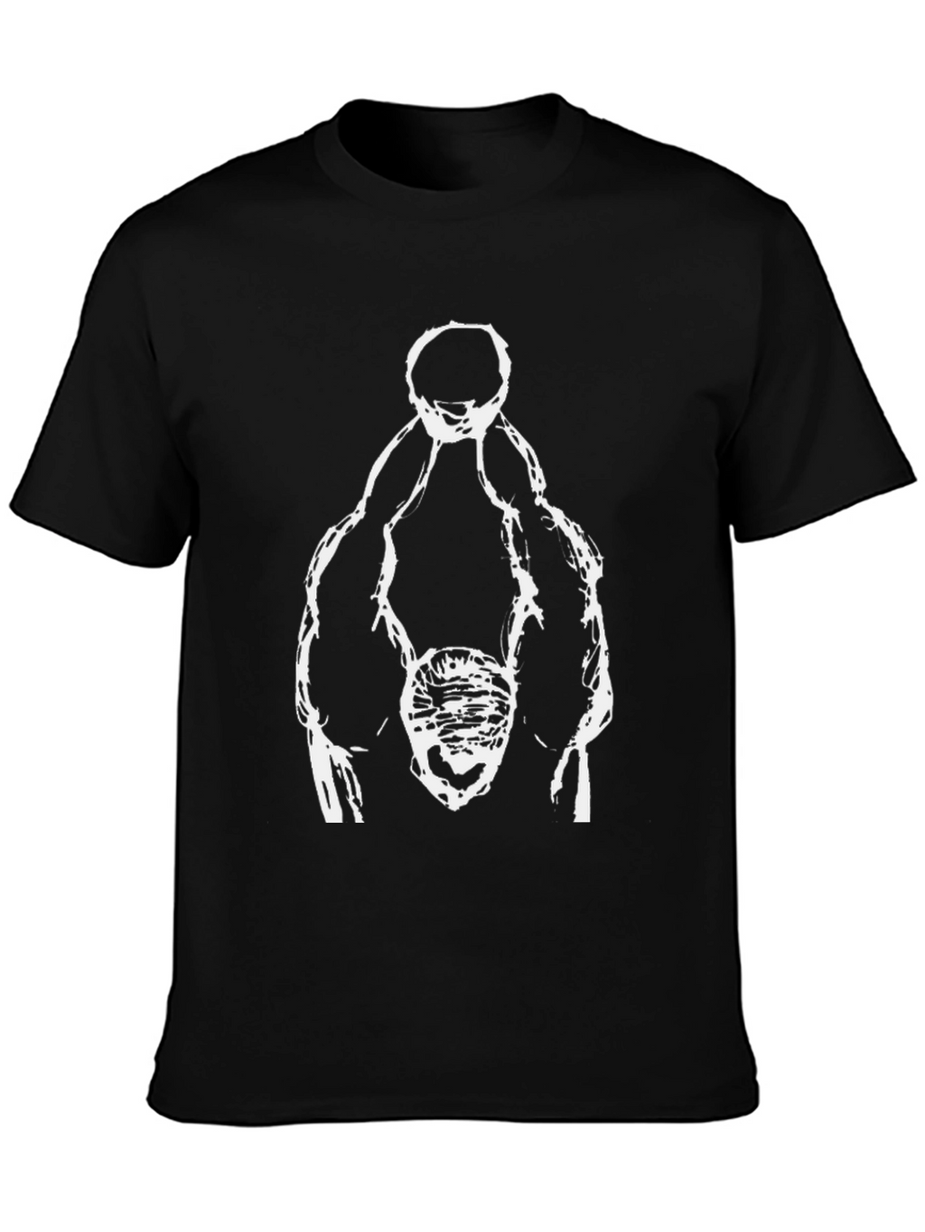 Abstract Graphic Print Tee