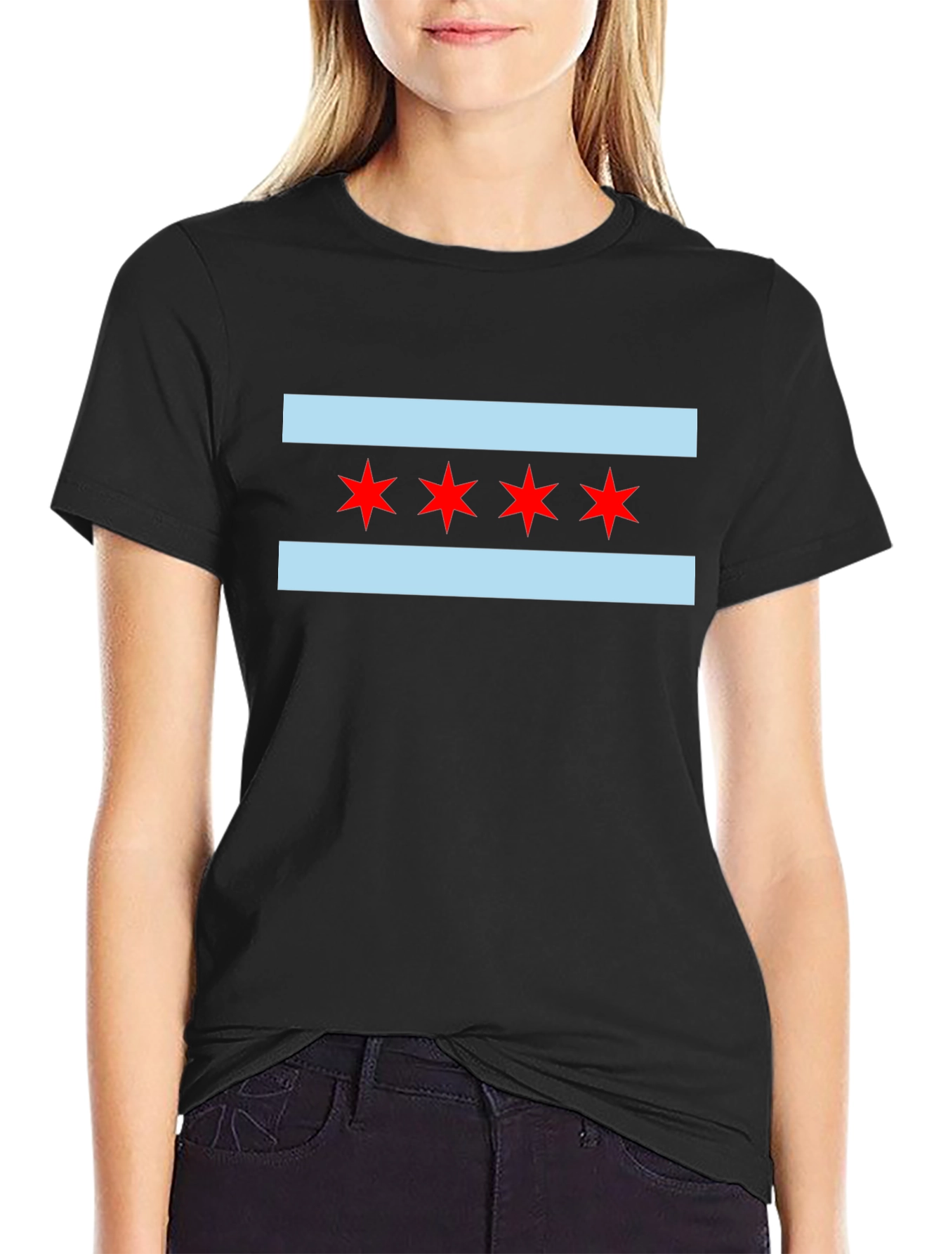 Chicago Flag Graphic Tee - Classic City Pride