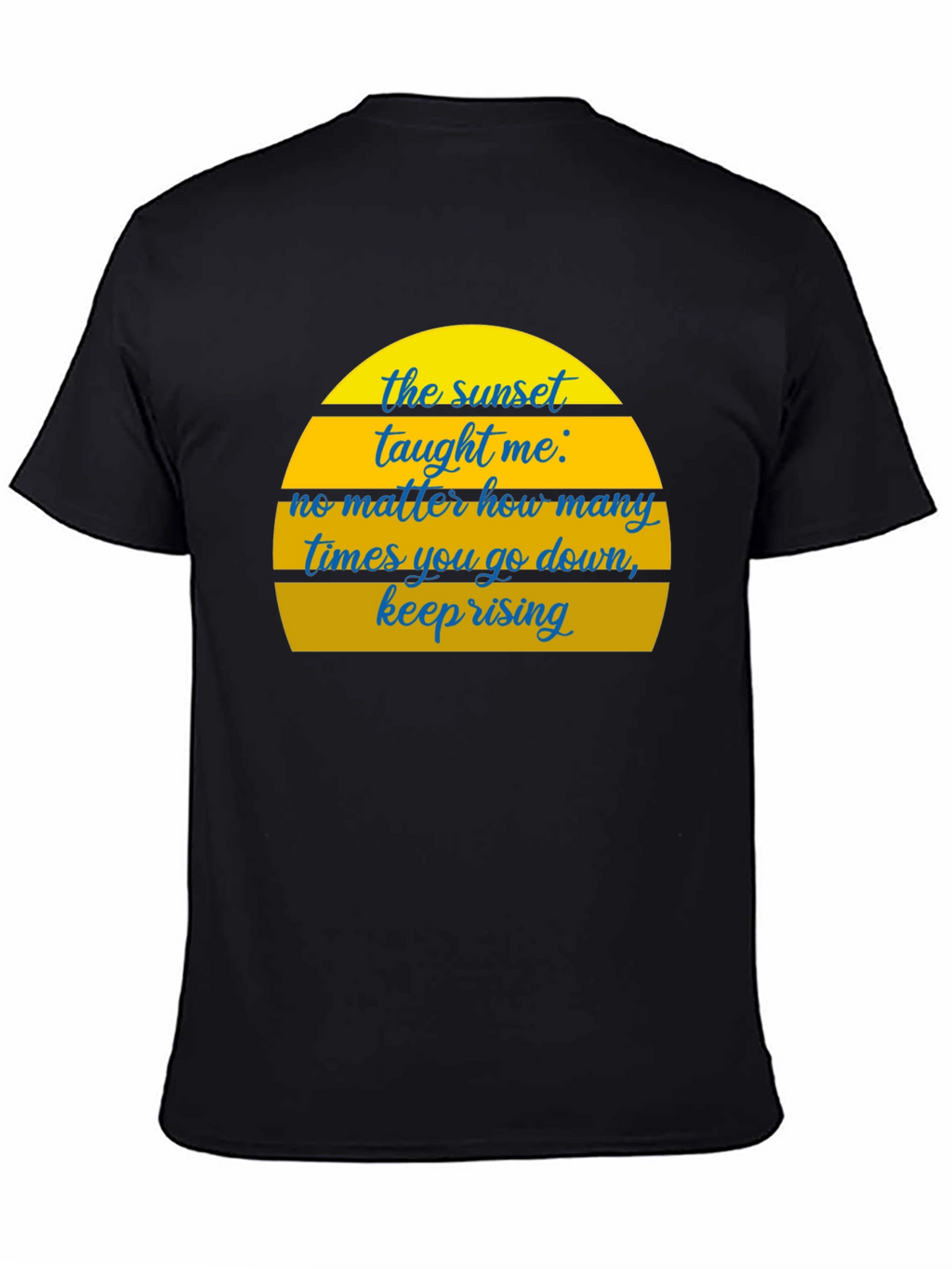 Sunset Motivational T-Shirt - Keep Rising Graphic Tee