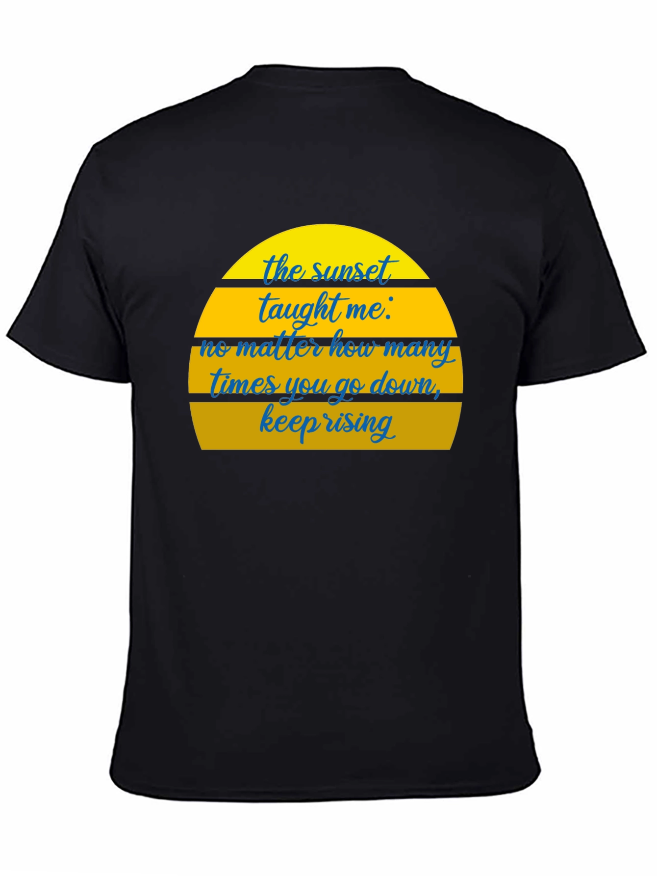 Sunset Motivational T-Shirt - Keep Rising Graphic Tee