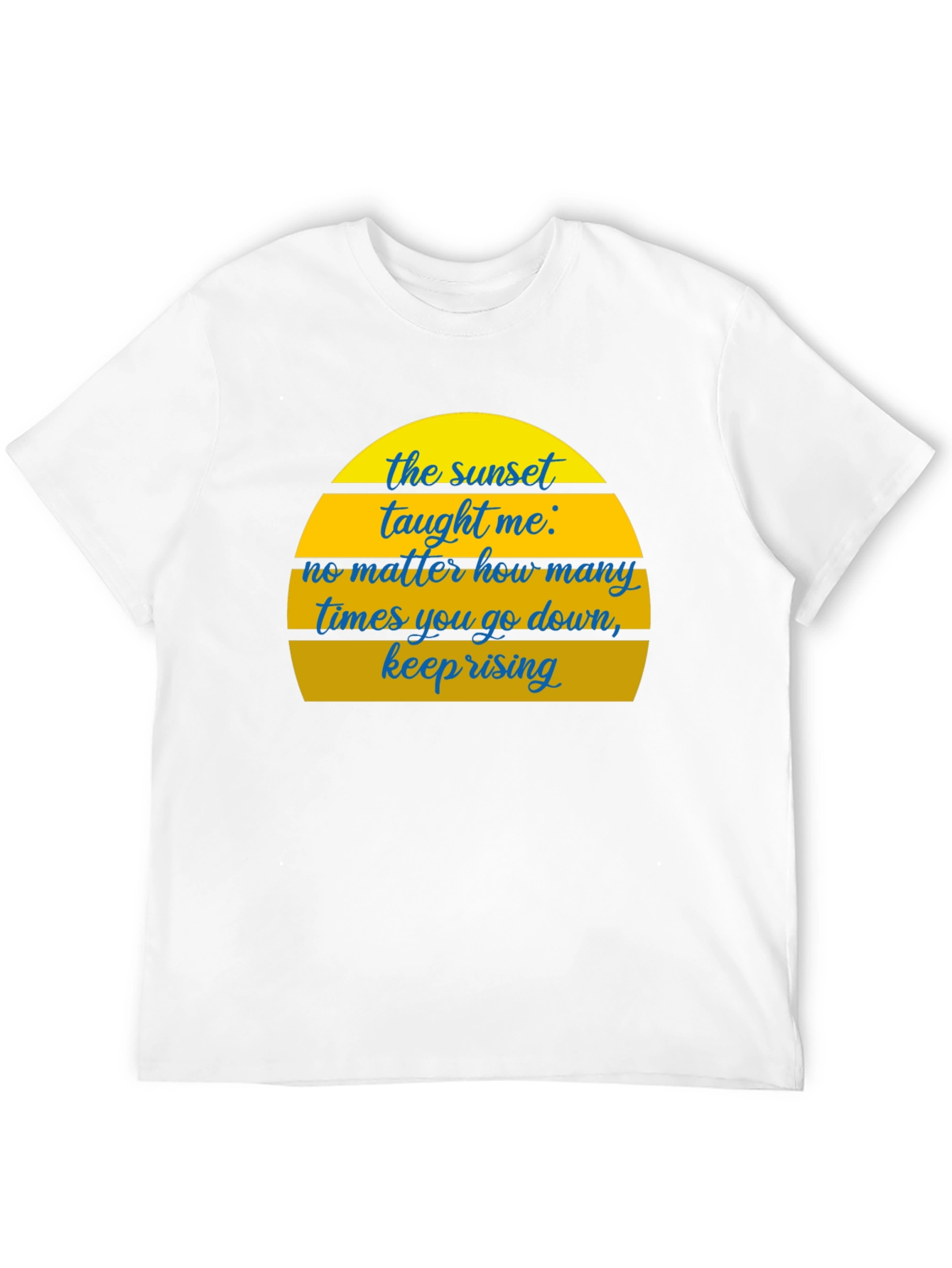 Sunset Motivational T-Shirt - Keep Rising Graphic Tee