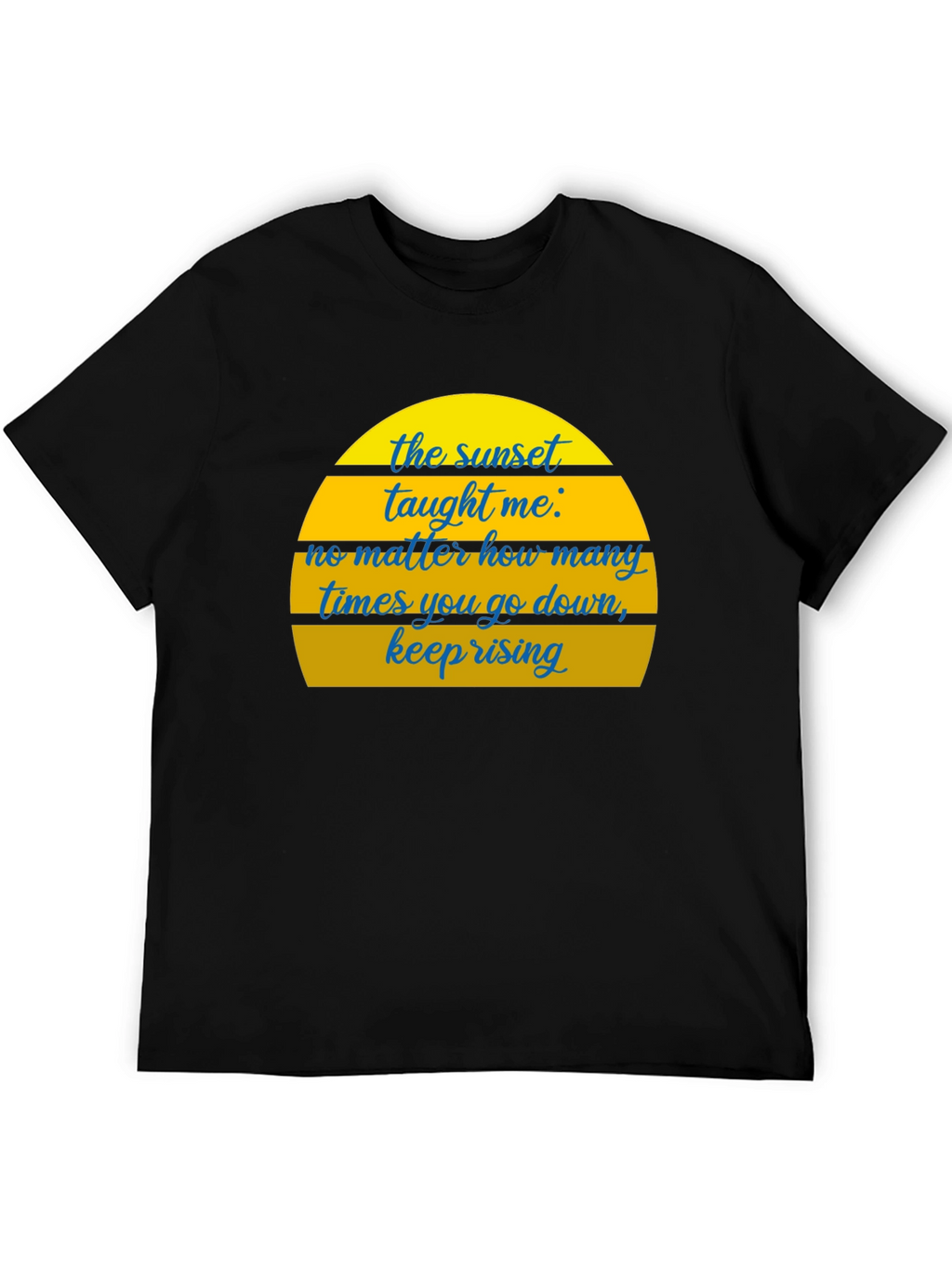 Sunset Motivational T-Shirt - Keep Rising Graphic Tee
