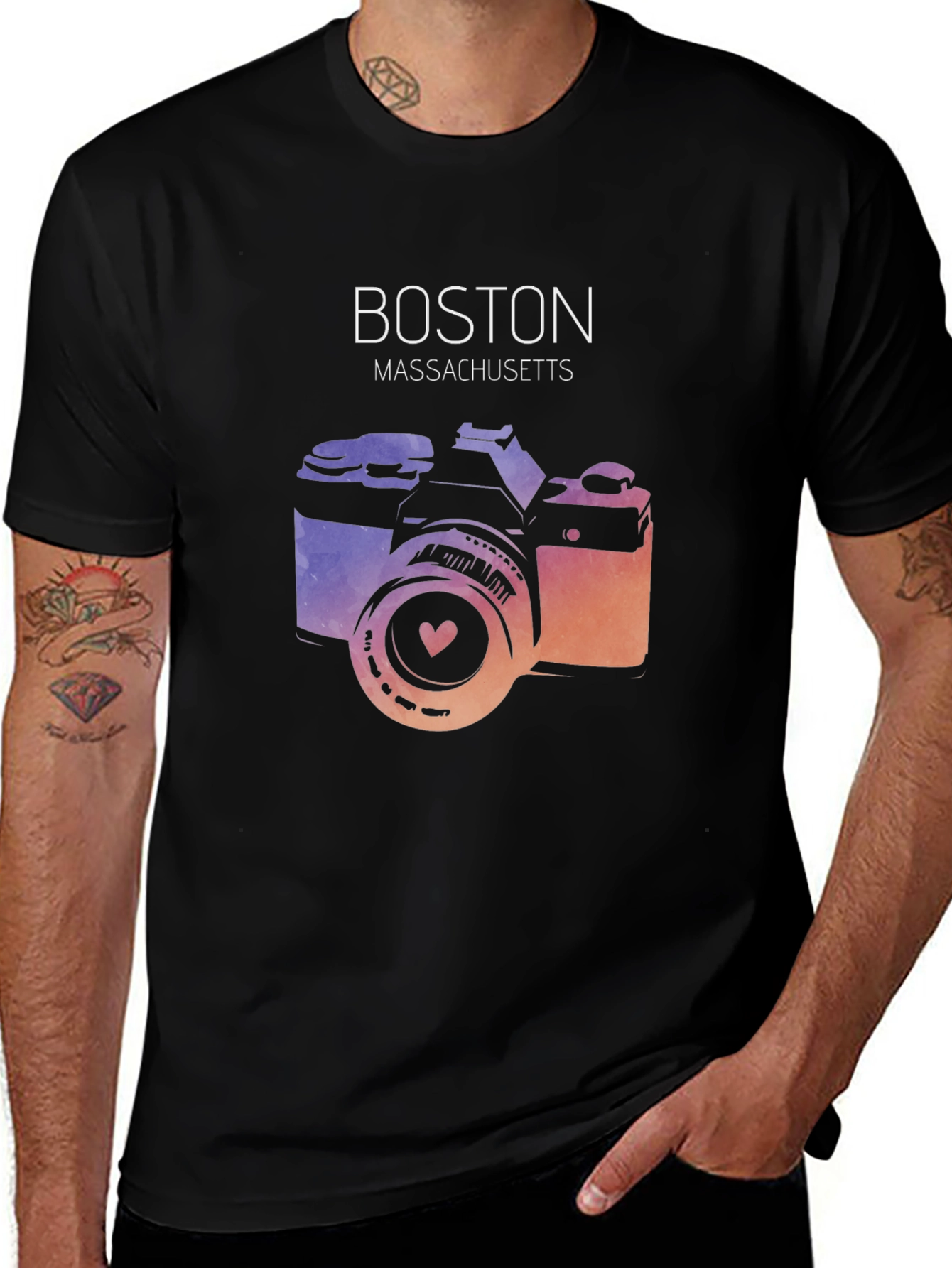 Boston Camera Graphic Tee