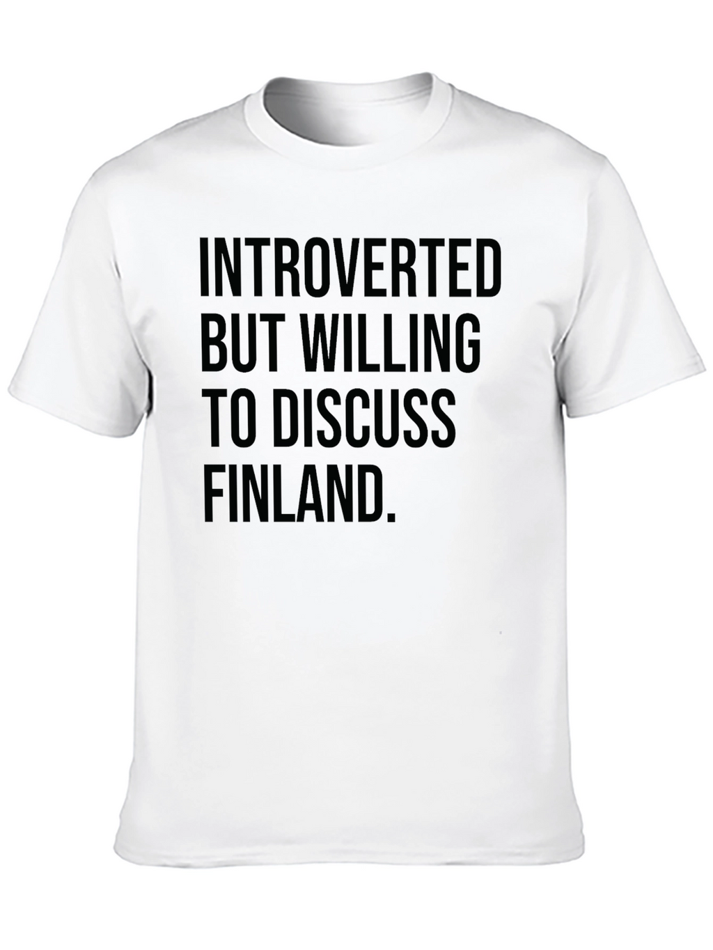 Introverted Finland T-Shirt - Soft Cotton Tee