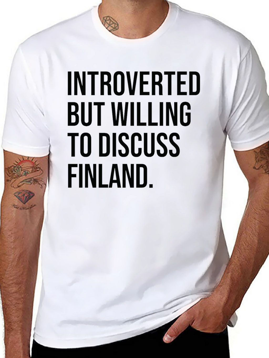 Introverted Finland T-Shirt - Soft Cotton Tee