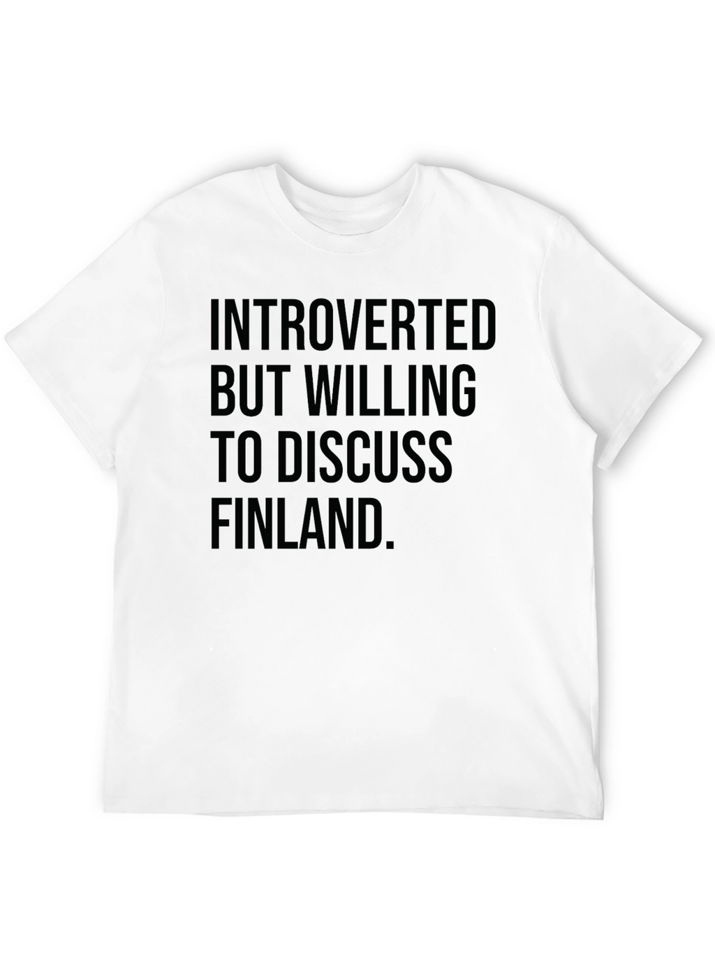 Introverted Finland T-Shirt - Soft Cotton Tee