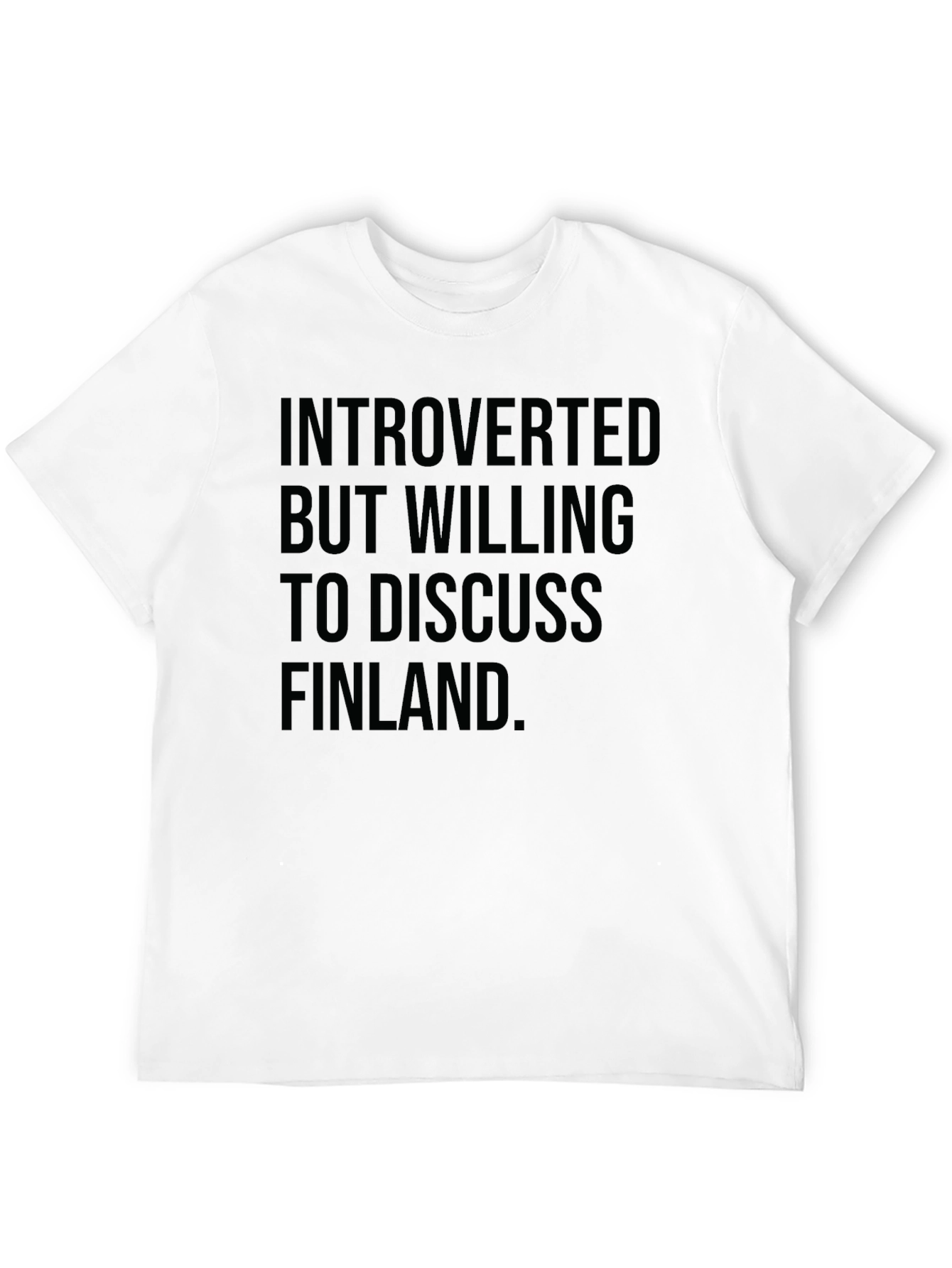 Introverted Finland T-Shirt - Soft Cotton Tee