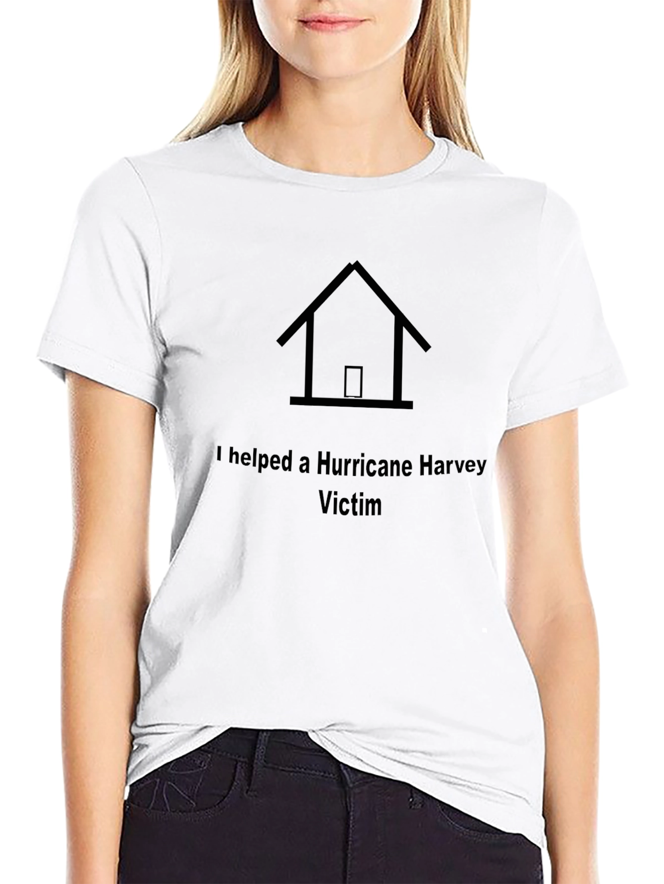 I Helped A Hurricane Victim Graphic T-Shirt