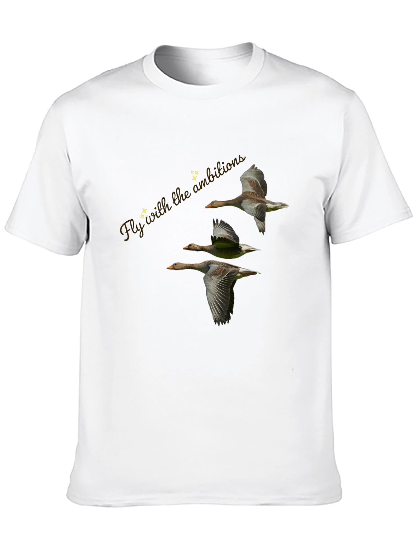 Fly with Ambition Black T-Shirt
