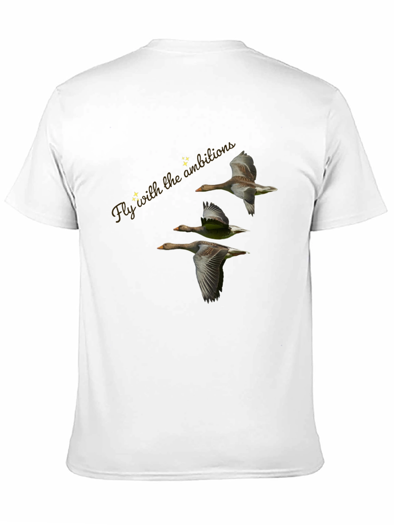 Fly with Ambition Black T-Shirt
