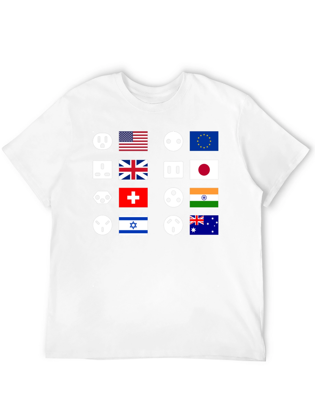 International Outlet T-Shirt - Country Flags