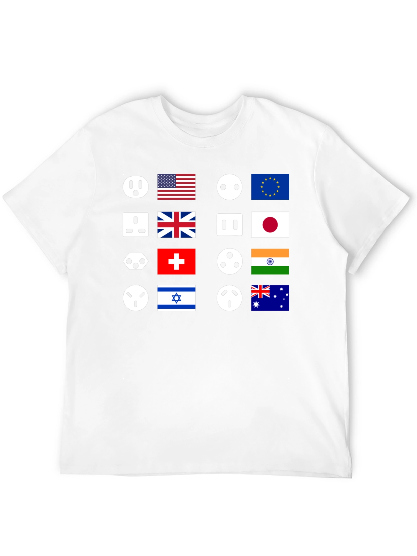 International Outlet T-Shirt - Country Flags