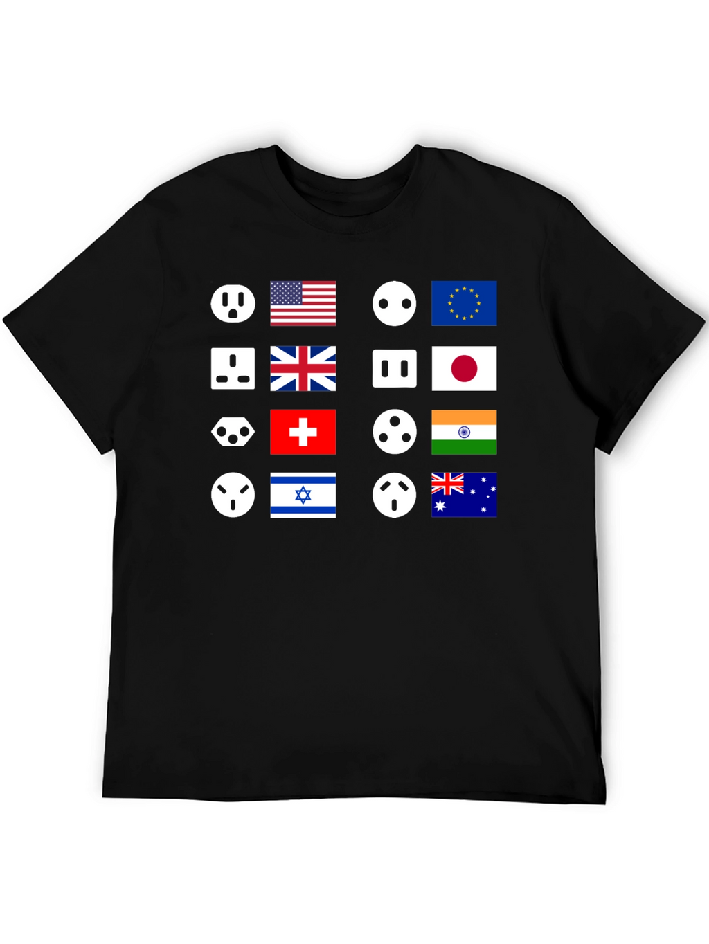 International Outlet T-Shirt - Country Flags