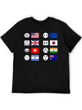 International Outlet T-Shirt - Country Flags