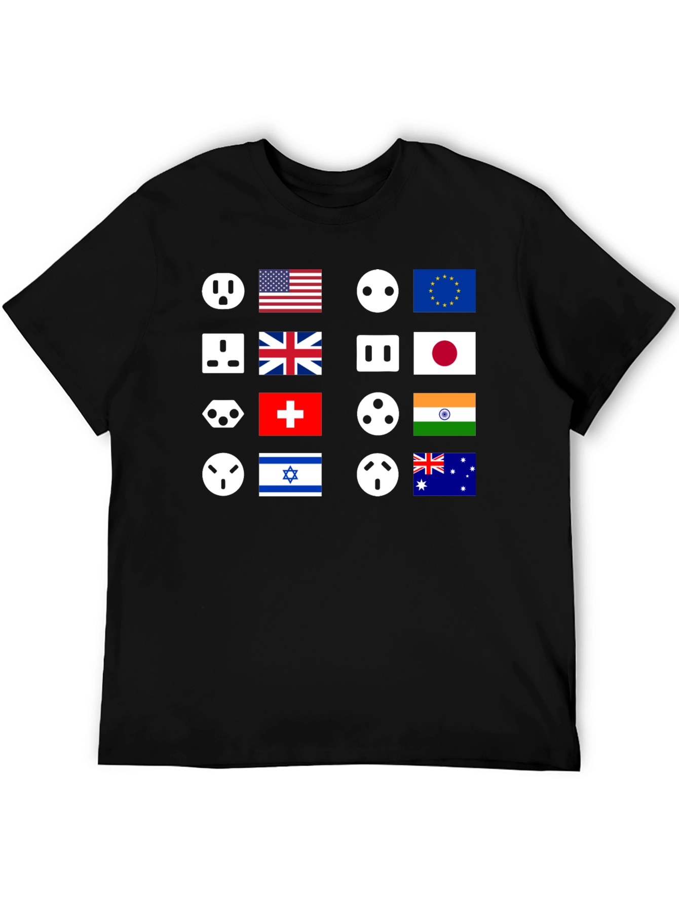 International Outlet T-Shirt - Country Flags
