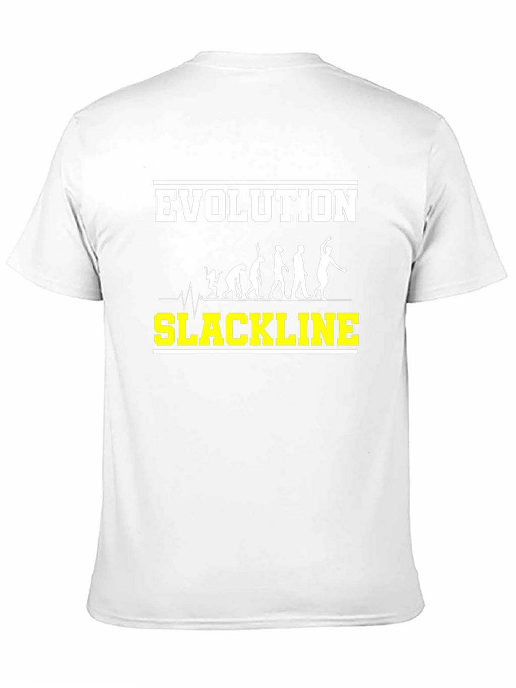 Evolution of Slackline Black T-Shirt