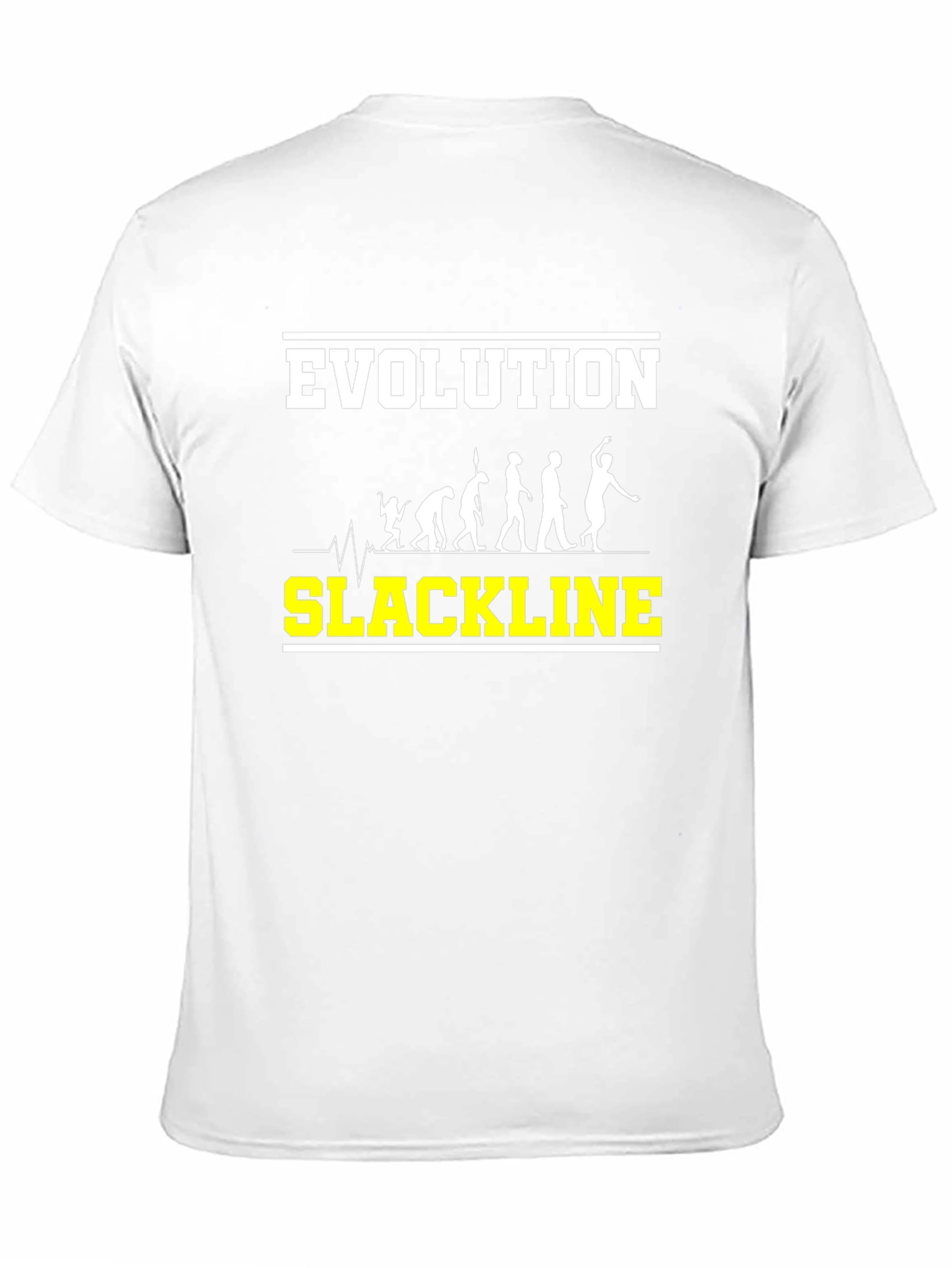 Evolution of Slackline Black T-Shirt