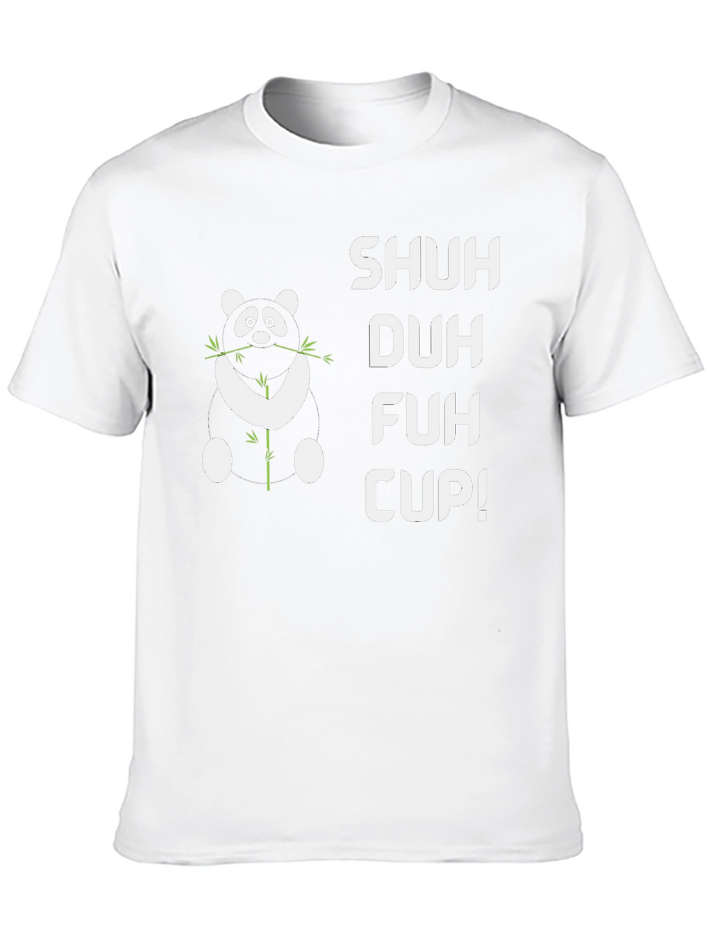 Shuh Duh Fuh Cup Panda Graphic Tee - Black