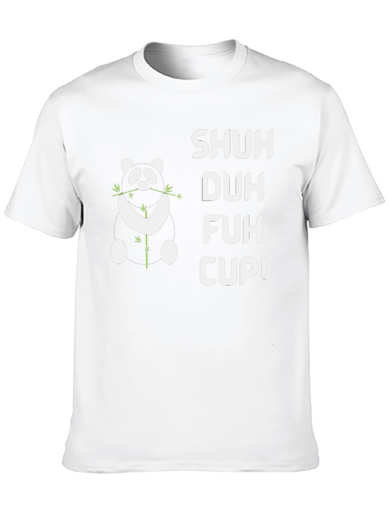 Shuh Duh Fuh Cup Panda Graphic Tee - Black