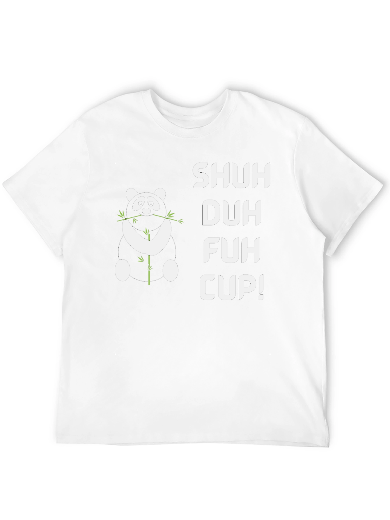 Shuh Duh Fuh Cup Panda Graphic Tee - Black