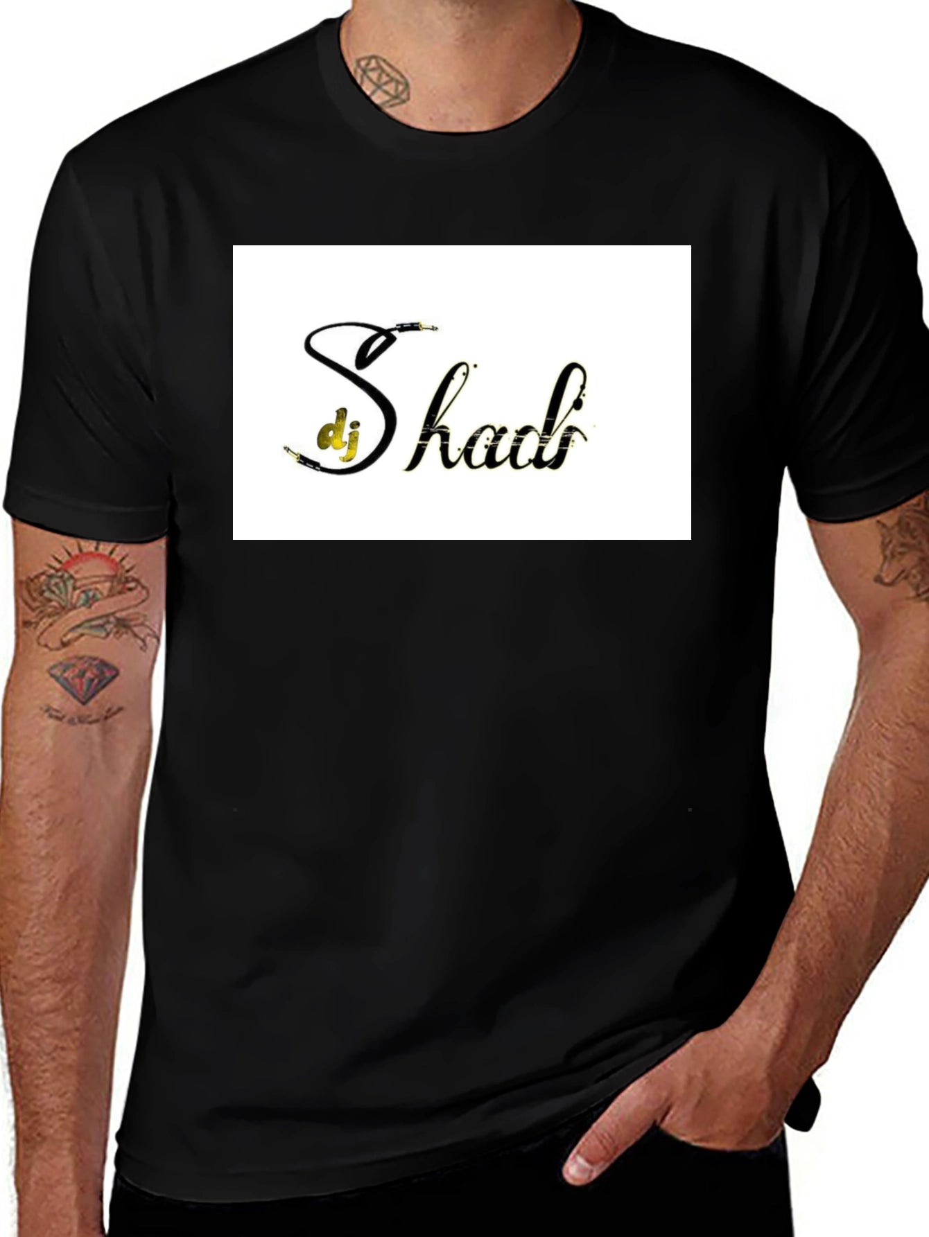 DJ Shad Black T-Shirt - Stylish Music Tee