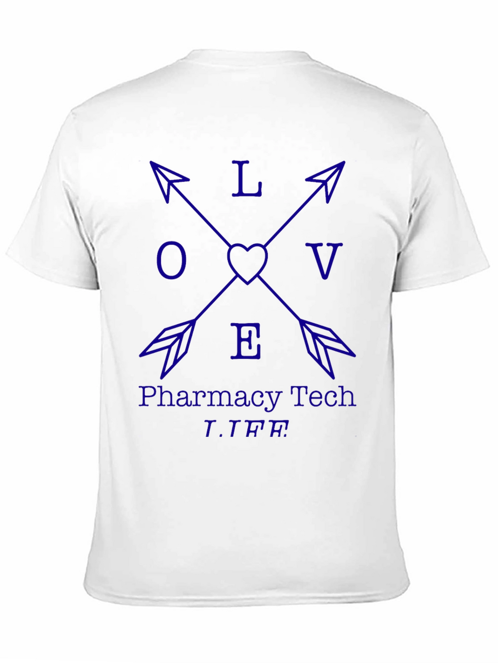Pharmacy Tech Love Arrow T-Shirt