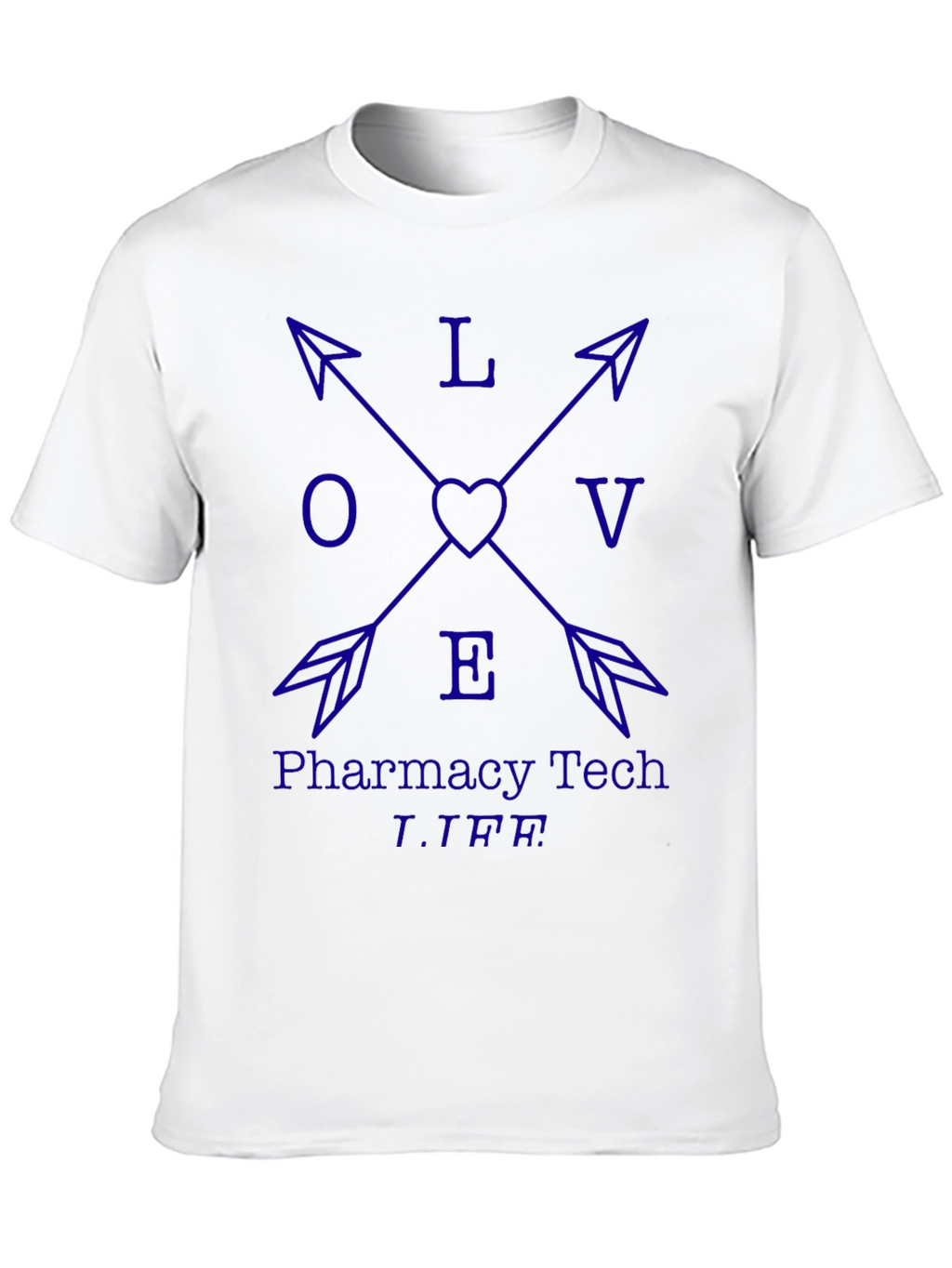 Pharmacy Tech Love Arrow T-Shirt