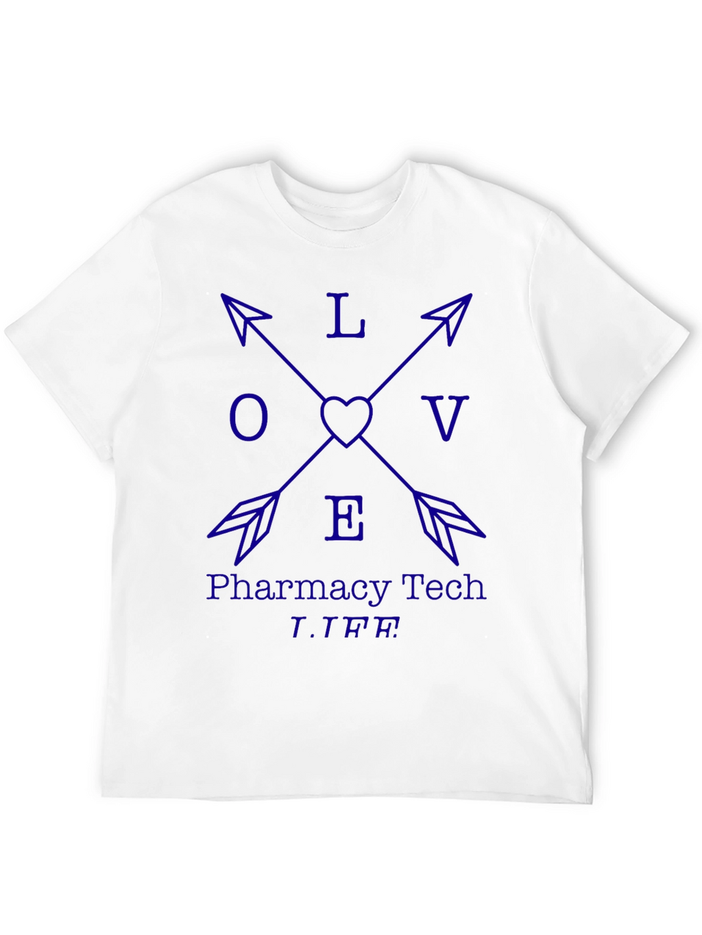 Pharmacy Tech Love Arrow T-Shirt