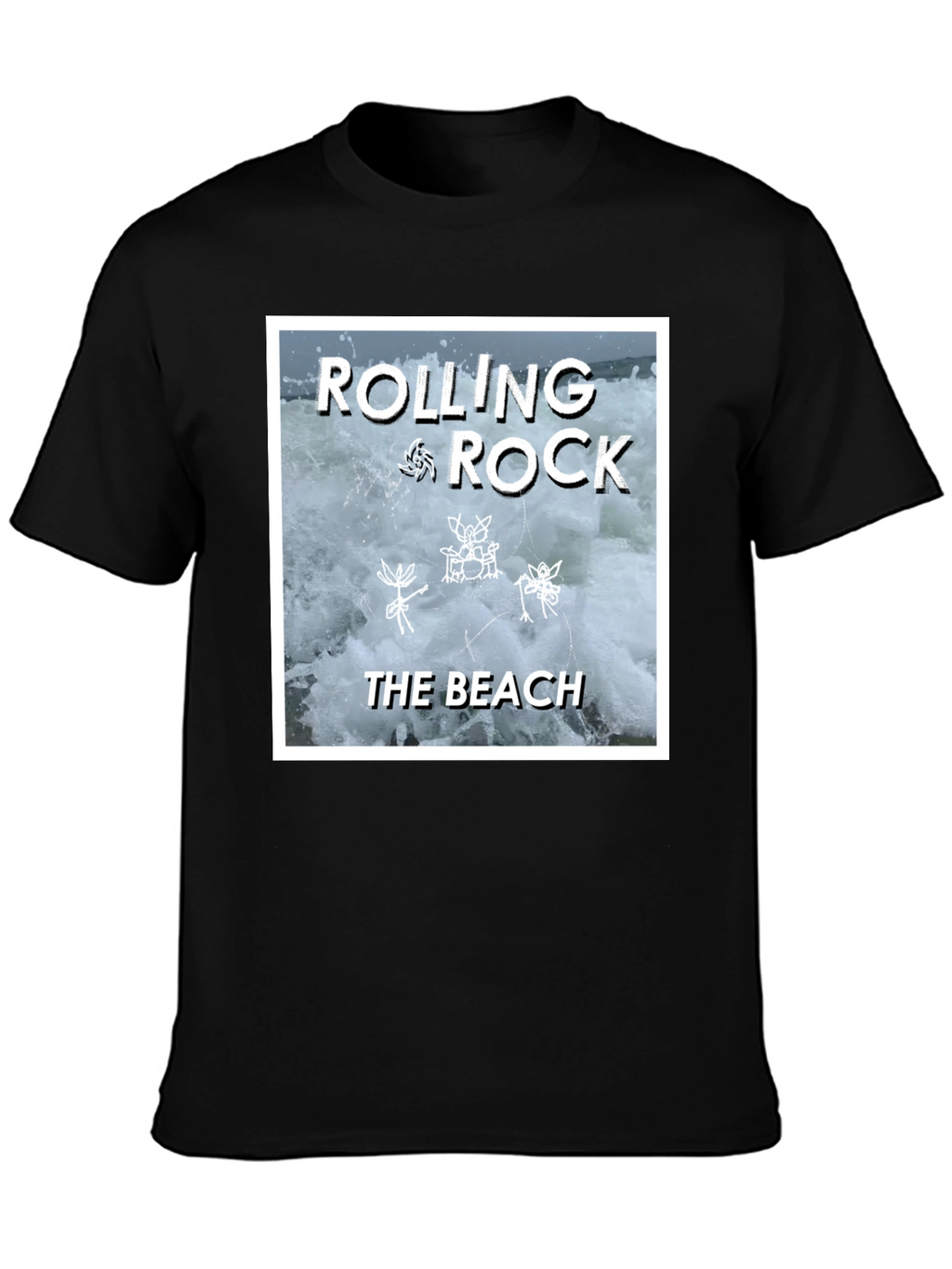 Rolling Rock Band Tee - The Beach Album Cover