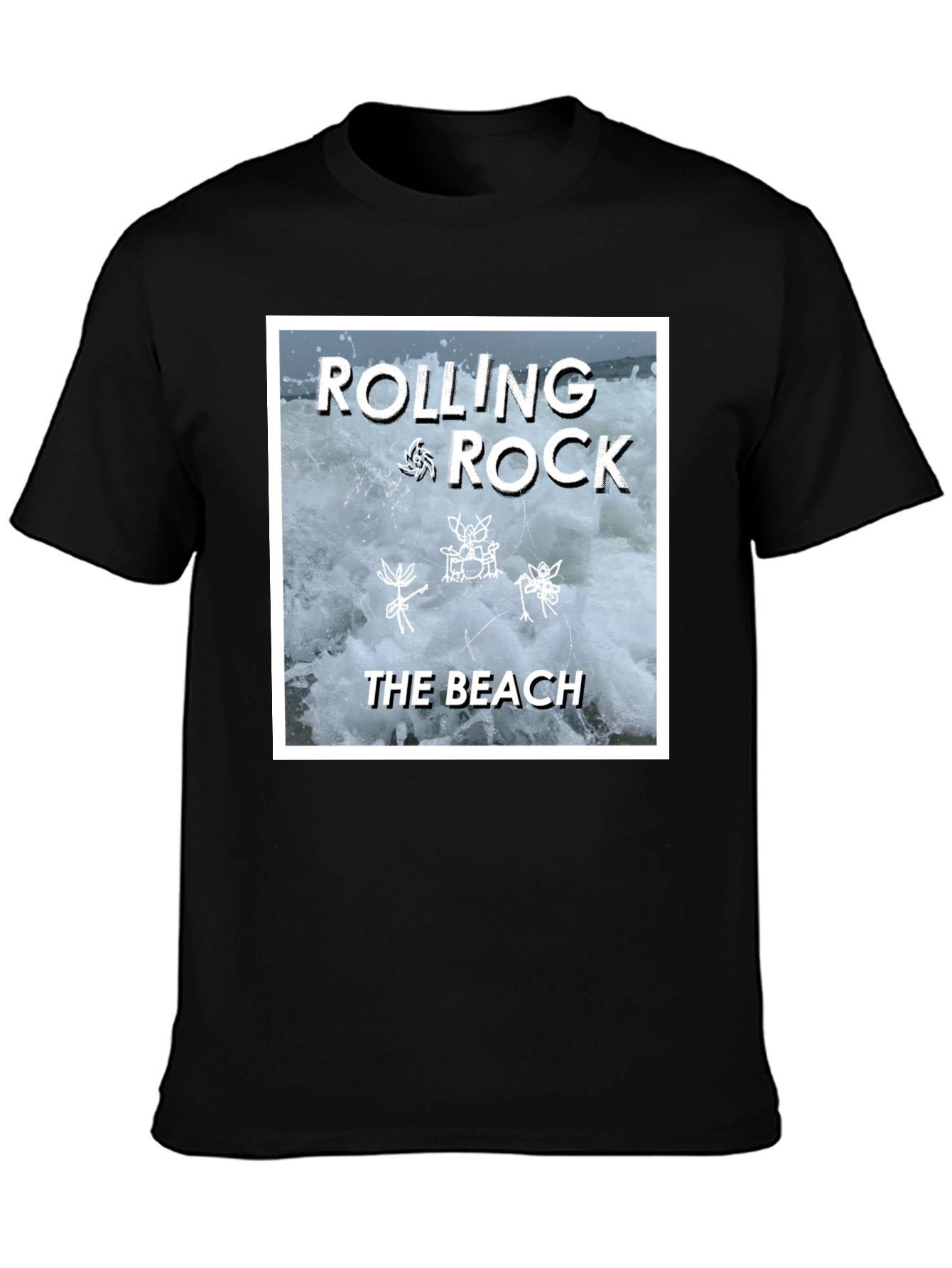 Rolling Rock Band Tee - The Beach Album Cover