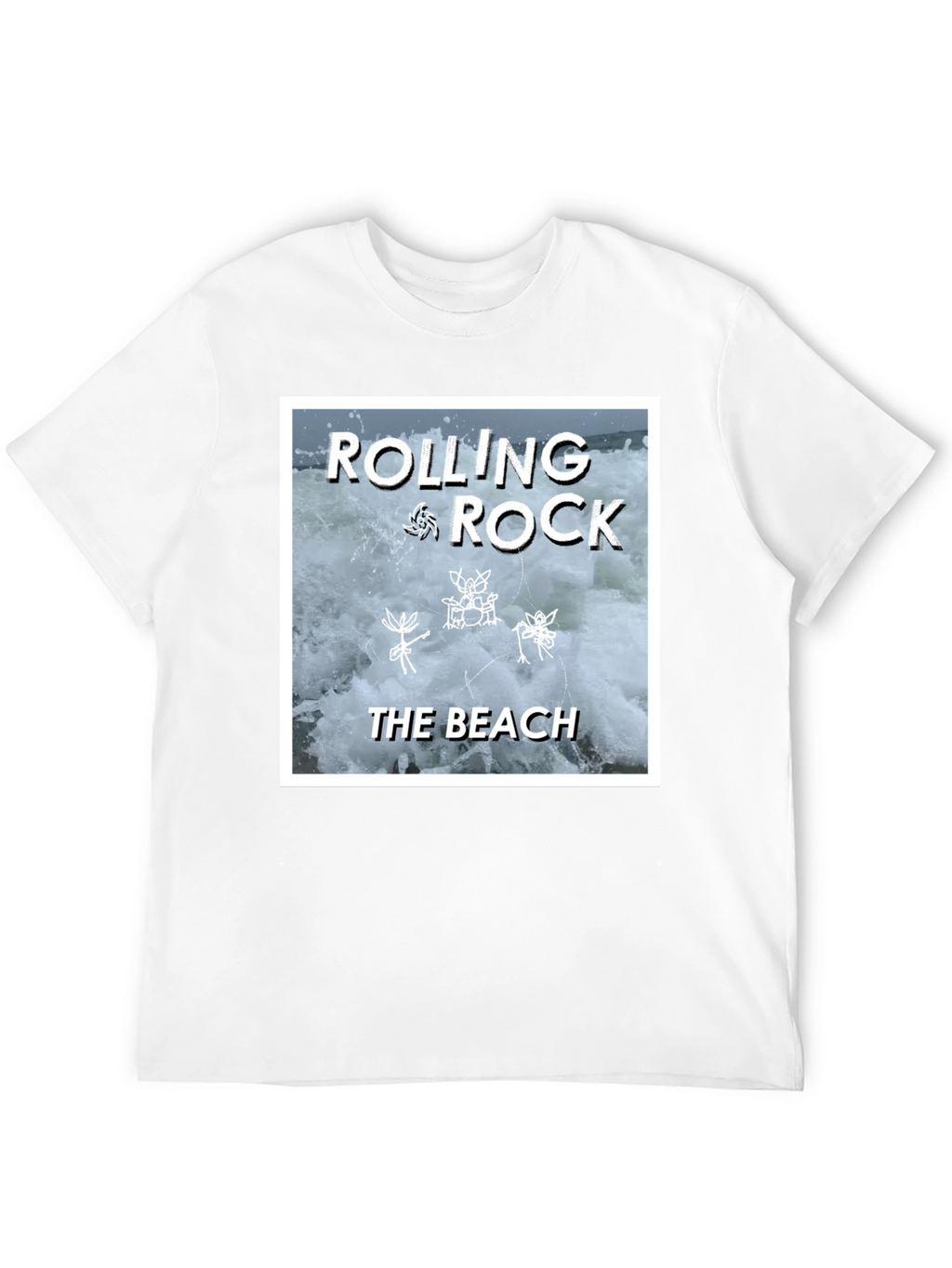 Rolling Rock Band Tee - The Beach Album Cover