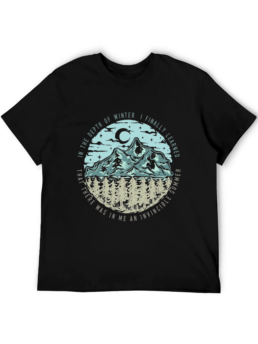 Invincible Summer Mens Graphic Tee - Nature Inspired