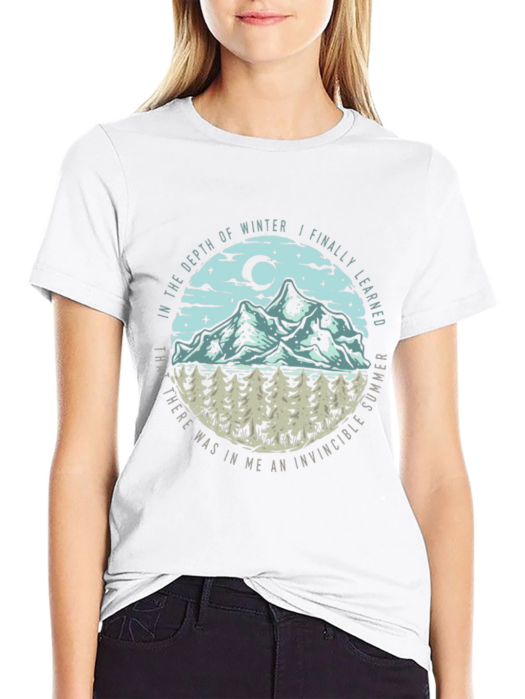 Invincible Summer Mens Graphic Tee - Nature Inspired