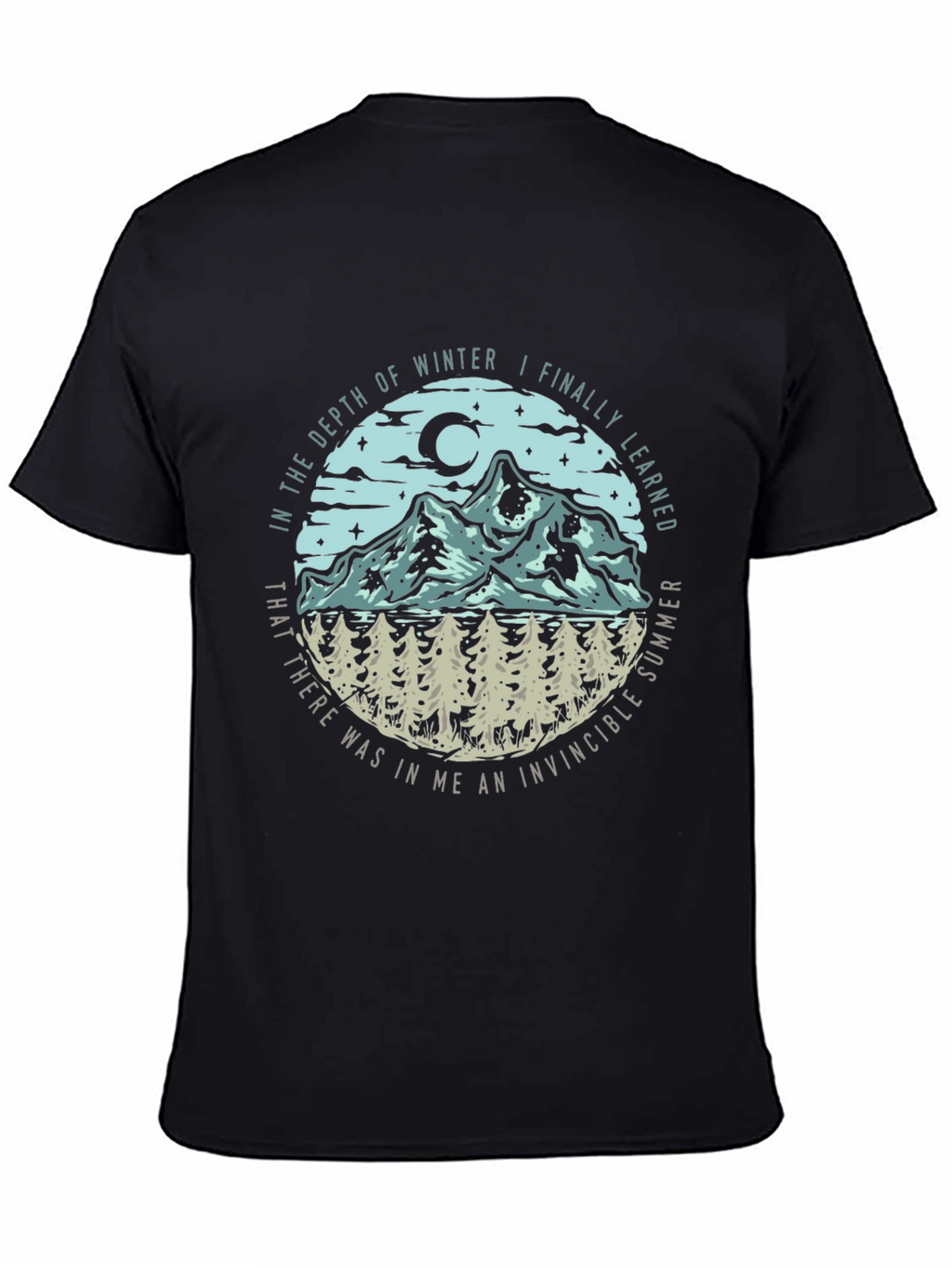 Invincible Summer Mens Graphic Tee - Nature Inspired