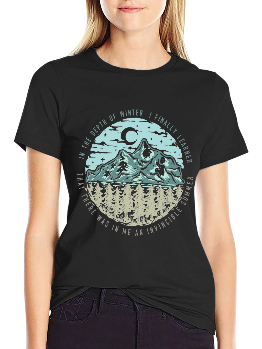Invincible Summer Mens Graphic Tee - Nature Inspired