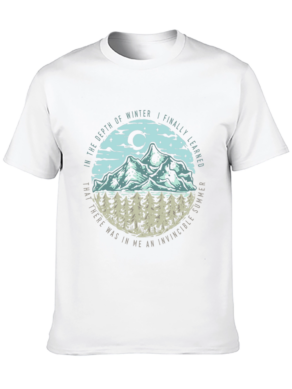 Invincible Summer Mens Graphic Tee - Nature Inspired