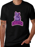 Flirting With Death Graphic Tee - Black Cotton T-Shirt