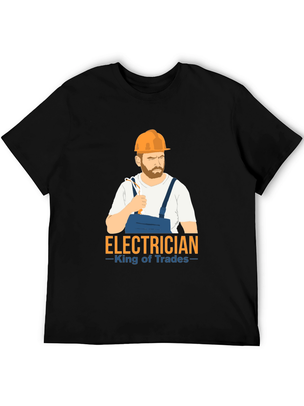 Electrician King of Trades Graphic Tee