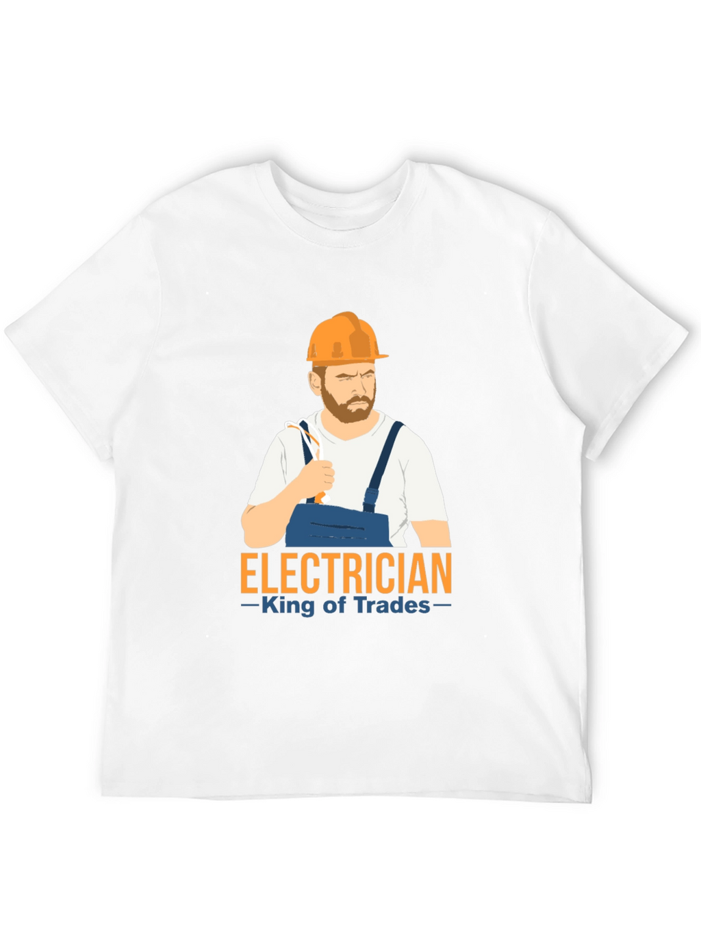 Electrician King of Trades Graphic Tee