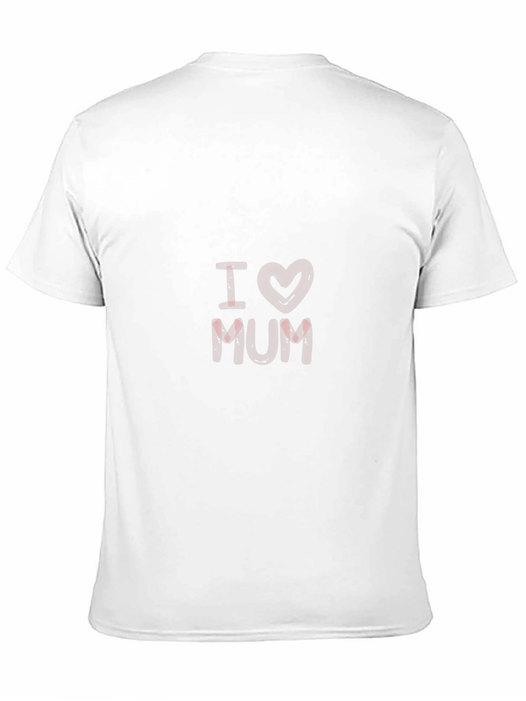 I Love Mum Graphic T-Shirt - Black Casual Tee
