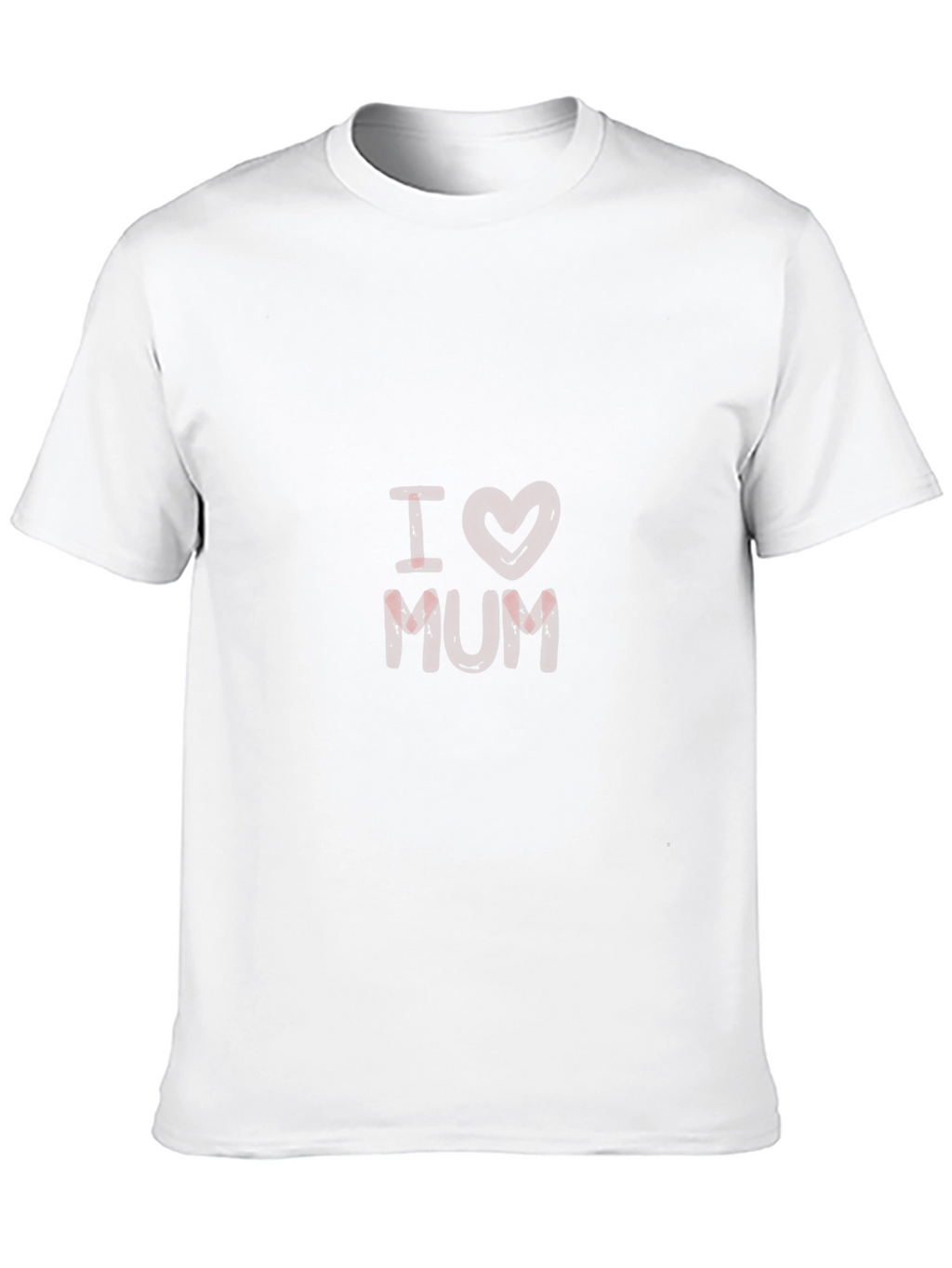 I Love Mum Graphic T-Shirt - Black Casual Tee