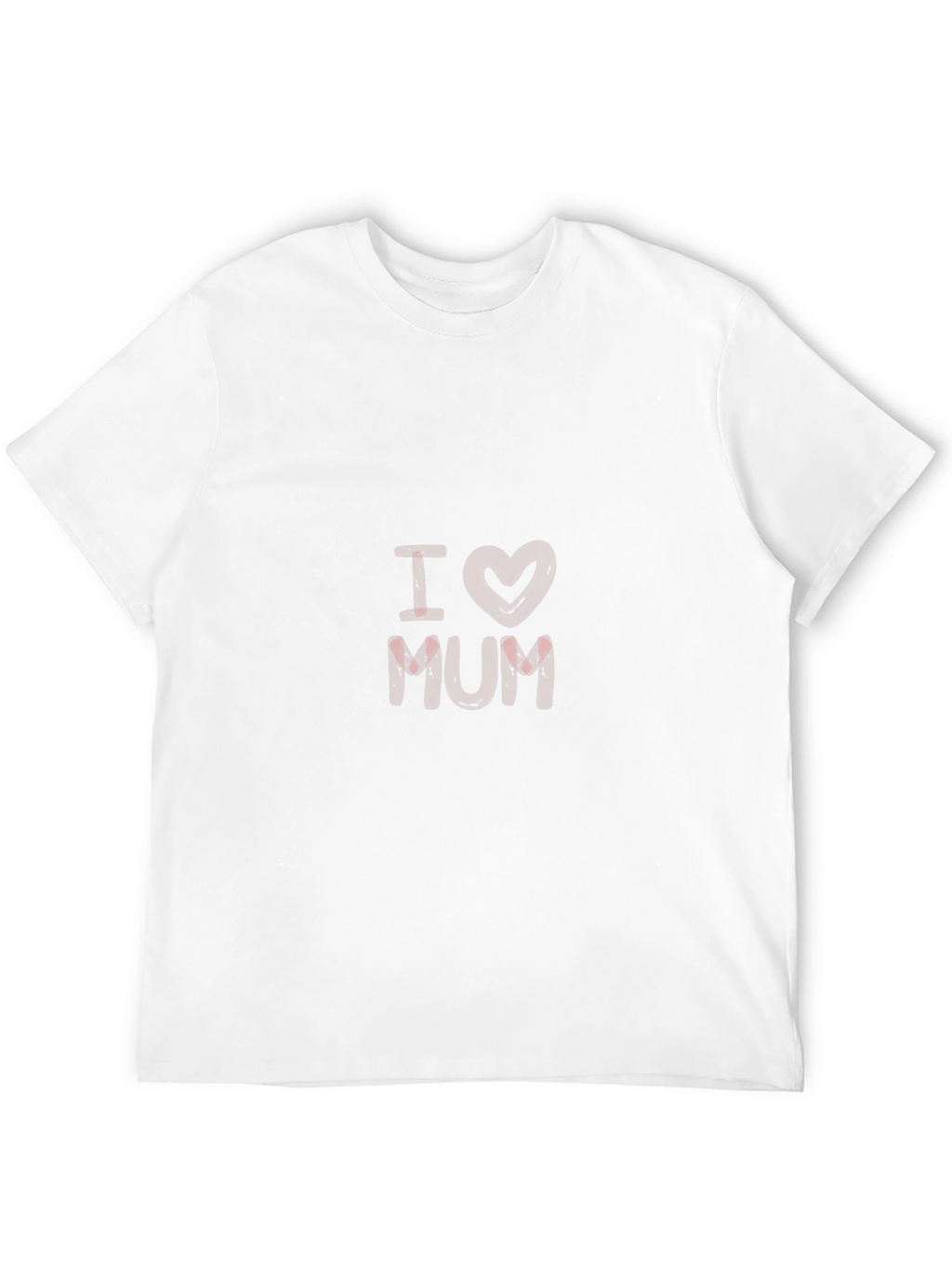 I Love Mum Graphic T-Shirt - Black Casual Tee
