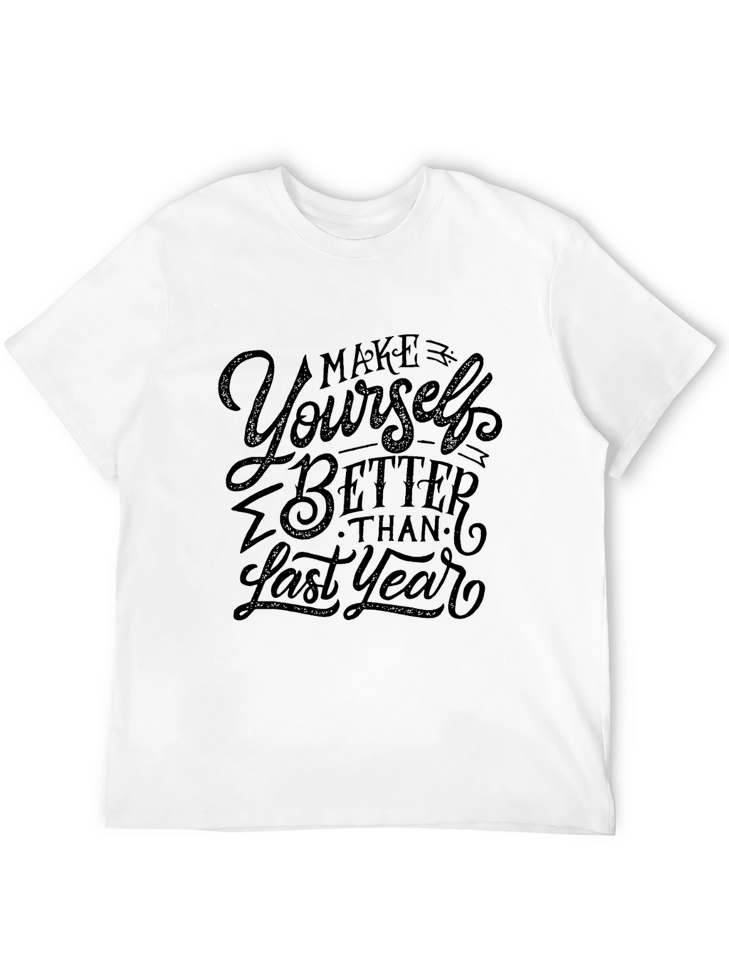 Motivational Graphic Tee - Make Yourself Better